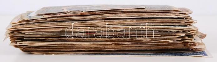 Vegyes bankjegy tétel 240db többféle papírpénzzel a korona, pengő és adópengő időszakból T:vegyes