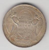 1939. 5P Ag "Horthy - balra" T:2-