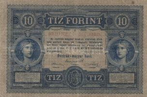 1880. 10Ft csak a magyar oldalon sorszámozva! T:III R!