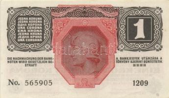 1916. 1K (4x) sorszámkövető párok! T:I,I-