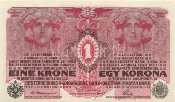 1916. 1K (4x) egymásutáni sorszámok! T:I-