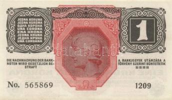 1916. 1K (4x) egymásutáni sorszámok! T:I-