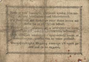 1849. 15Kr "Budán," vesszős nyomatvariáns! T:III- R!