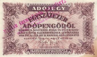 1930-1946. 4db klf felülbélyegzés pengőkön T:vegyes