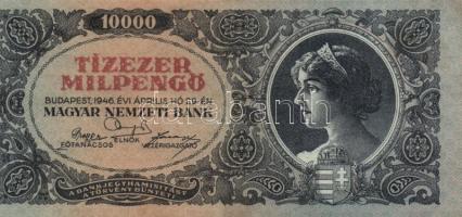 1946. 10.000MP + 50.000AP (2x) nyomáshibával T:vegyes