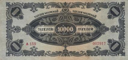 1946. 10.000MP + 50.000AP (2x) nyomáshibával T:vegyes