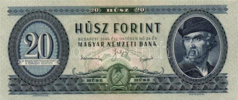 1949. 20Ft (2x) eltérő színárnyalat! T:I-,III