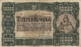 1923. 10.000K barna sorozat- és sorszámmal! T:III