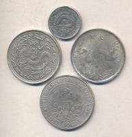 4db klf ezüst érme fém hamisítványa T:vegyes
4 pieces of various fake coins C:mixed