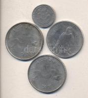 4db klf ezüst érme fém hamisítványa T:vegyes
4 pieces of various fake coins C:mixed