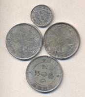 4db klf ezüst érme fém hamisítványa T:vegyes
4 pieces of various fake coins C:mixed