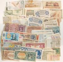 Vegyes külföldi és magyar bankjegy tétel összesen 100db! T:vegyes Mixed banknotes from Hungary and other countries all 100 pcs C:mixed
