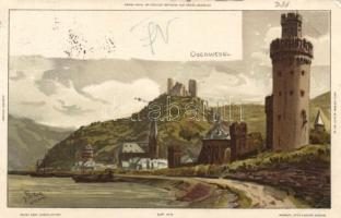 1898 Oberwesel litho s: Bilse (fa)