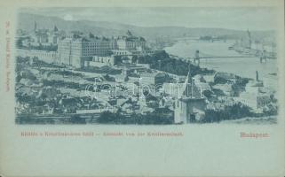 Budapest I. kilátás a Krisztinaváros felől, Divald