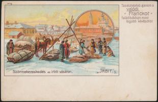 Irbit fair, Franck café advertisement, litho