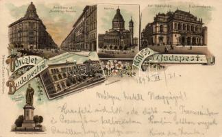 1898 Budapest litho