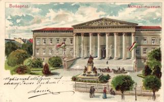 Budapest VIII. Nemzeti Múzeum litho, Geiger