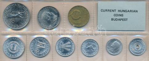 1979. 2f-10Ft 9db klf érmés forgalmi sor fóliatokban T:1