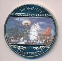 Libéria 2004. 10$ "Szabadság pillanatai-Zapata forradalma Mexikóban 1914." multicolor T:PP...