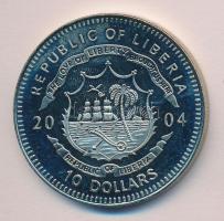 Libéria 2004. 10$ "Szabadság pillanatai-Tienanmen tér 1989." multicolor T:PP Liberia 2004. 10 Dollars "Moments of Freedom-Tienanmen square 1989." multicolor C:PP