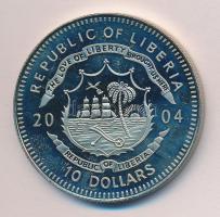 Libéria 2004. 10$ "Szabadság pillanatai-Jean d´Arc 1429." multicolor T:PP Liberia 2004. 10 Dollars "Moments of Freedom-Jean d´Arc the virgin of Orleans 1429." multicolor C:PP