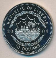 Libéria 2004. 10$ "Szabadság pillanatai-Lech Walesa és a Szolidaritás 1980." multicolor T:...