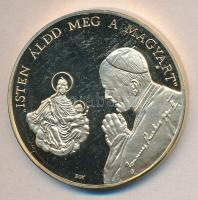 Bognár György (1944-) 1991. "II.János Pál pápa látogatása - Esztergom" aranyozott emlékére...
