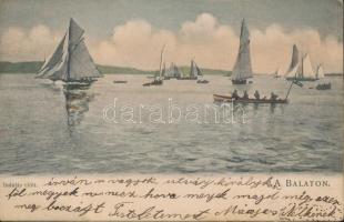 Balaton vitorlásokkal