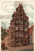1898 Nürnberg Toplerhaus litho s: K. Mutter (Rb)
