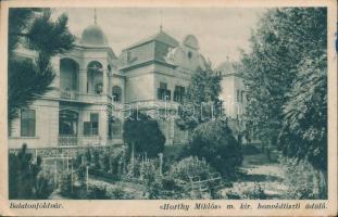 Balatonföldvár Horthy Miklós honvédtiszti üdülő (EK)