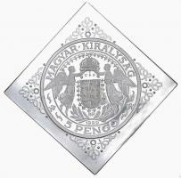 1929. 5P Ag "Szent László" CSEGELY U.P jelzéssel, Artex-veret (45mm/50.25g) T:PP Csak 1084...