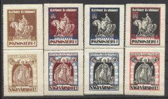 8 db klf Irredenta levélzáró