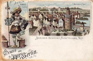 1897 Berlin Gewerbe Ausstellung Litho