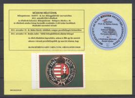 2011 Pecsétbélyegnap a Bélyegmúzeumban emléklap levélzáróval