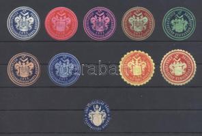 1878 Jászberény és Jász- Árokszállás pecsétbélyegei, összesen 10 db