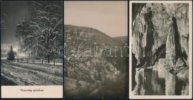 1950-1960 63 db fekete-fehér Csehszlovák képeslap / 63 Czechoslovak postcards