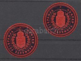 Hunyad Vármegye Főispánja 2 db levélzáró