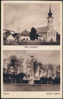 Mány Református templom és hősi emlékmű