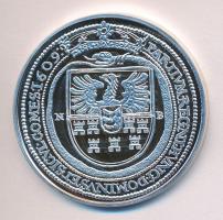 Magyar tallérok utánveretben "Báthory Gábor Tallérja 1609." Ag (0,999) 20g T:PP Tanúsítvánnyal, csak 2000db!