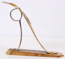 Réz karnistartó pár / 
Brass curtain holders, 13x18cm