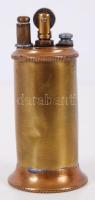 Töltényhüvelyből készített asztali öngyújtó /  Vintage lighter from cartridge, 9cm