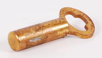 Kulcs formájú mini réz öngyújtó /  Mini lighter, 4,5cm