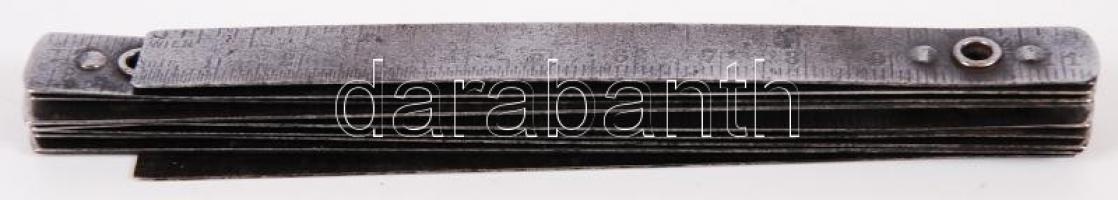 cca 1930 Régi acél colstok / 
Steel folding ruler