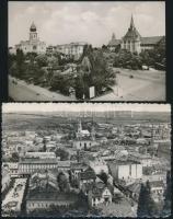 1959-1965 4 db fekete-fehér, magyar zsinagógás képeslap (Eger, Miskolc, Kecskemét) / 4 Hungarian syn...