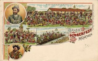 1897 München Oktoberfest Litho