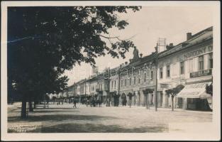 Liptószentmiklós with café and the shop of Alexander Schwartz (Rb)