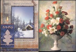 Kb 230 db modern motívumlap, főként üdvözlőlapok, mind használatlan