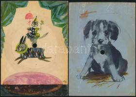 10 db lengyel hanglemez képeslap