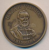 Bognár György (1944-) 1990. "MÉE Gyöngyösi Csoport - Aradi Vértanúk / Lázár Vilmos" Br emlékérem (42,5mm) T:1