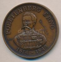 Bognár György (1944-) 1989. "MÉE Gyöngyösi Csoport - Aradi Vértanúk / Poeltenberg Ernő" Br emlékérem (42,5mm) T:1